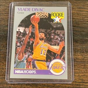 Rookie Vlade Divac - NBA HOOPS  1990